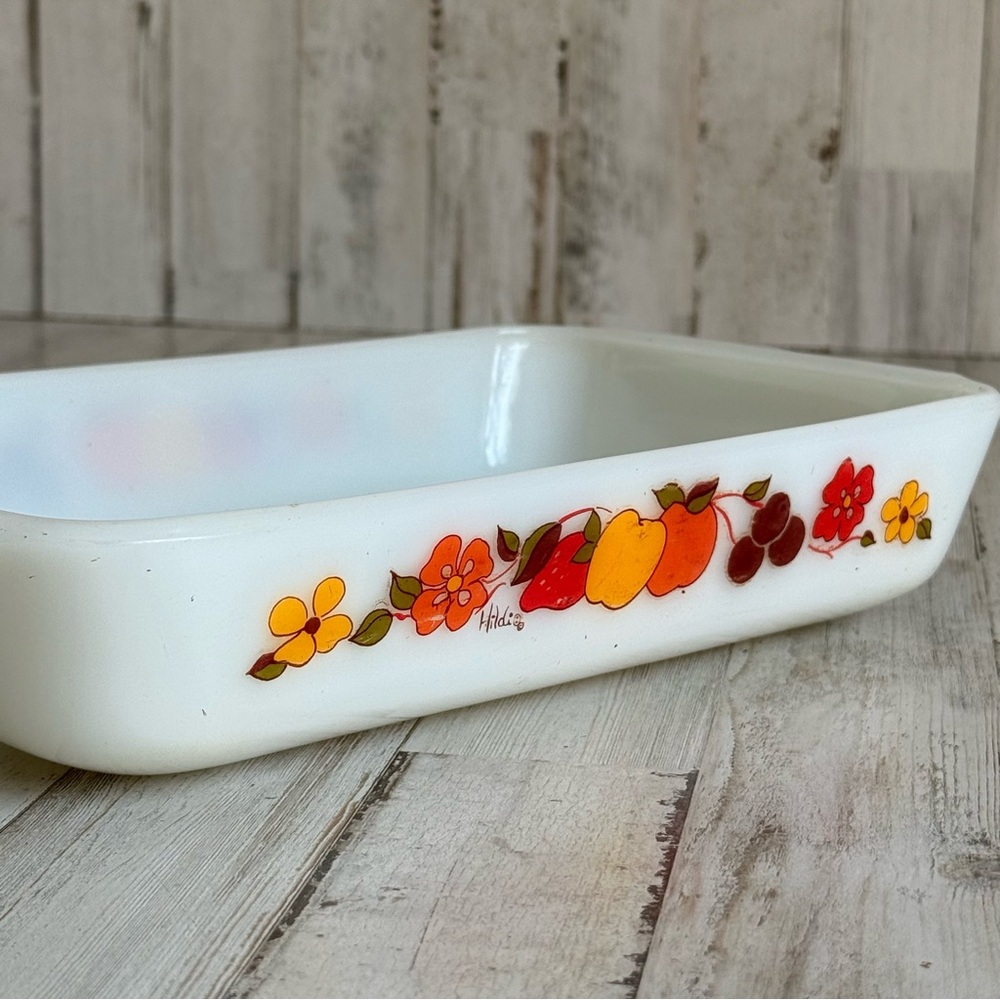 Vintage Anchor Hocking 10”x 6” Glass Pan